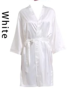 Plain Bridal Robe