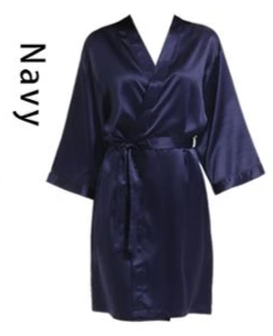 Plain Bridal Robe
