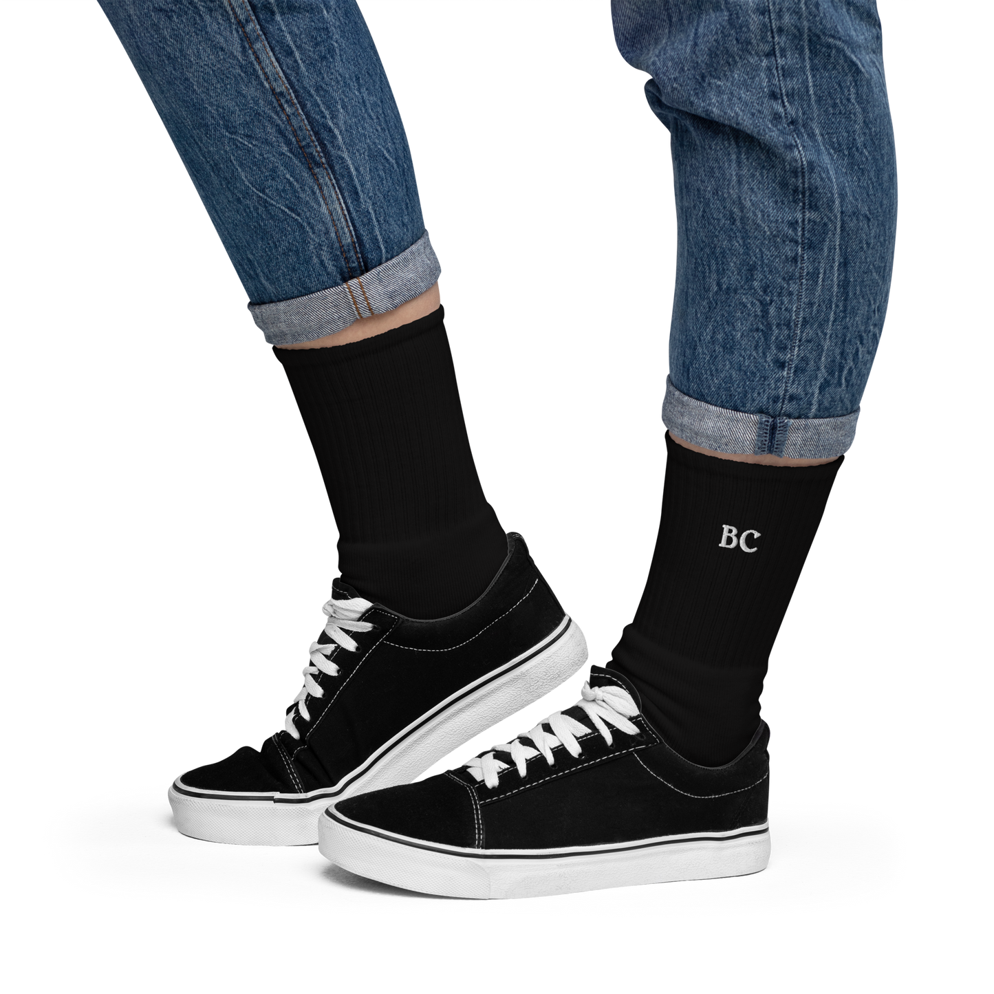 Personalised Embroidered Socks Initials