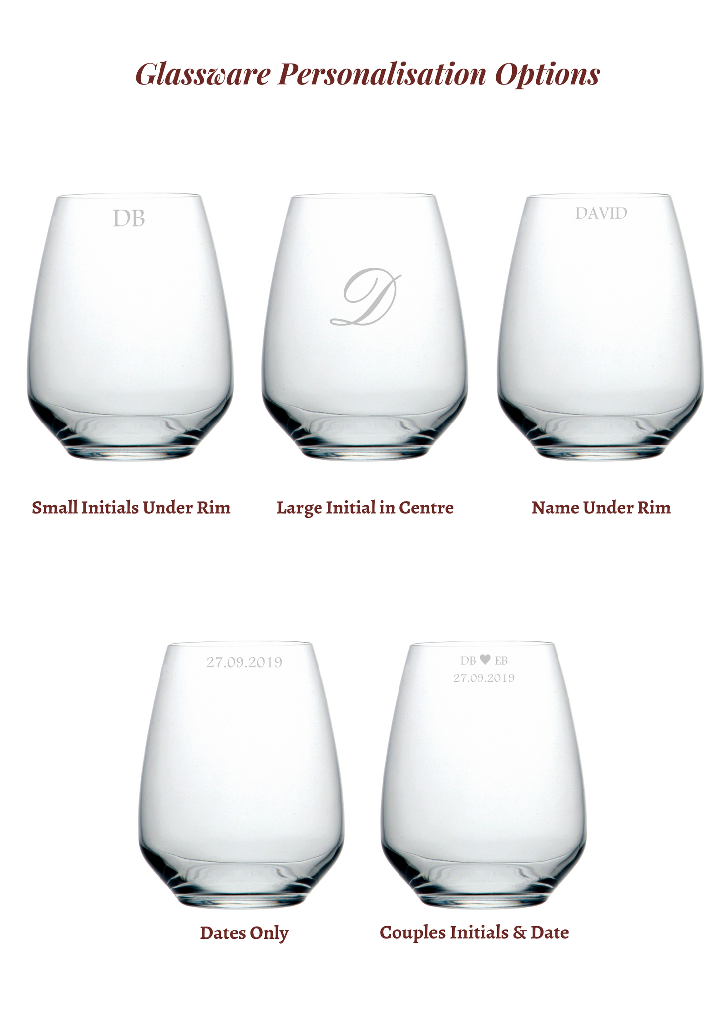 Stemless Glass - Atelier Wine Glass