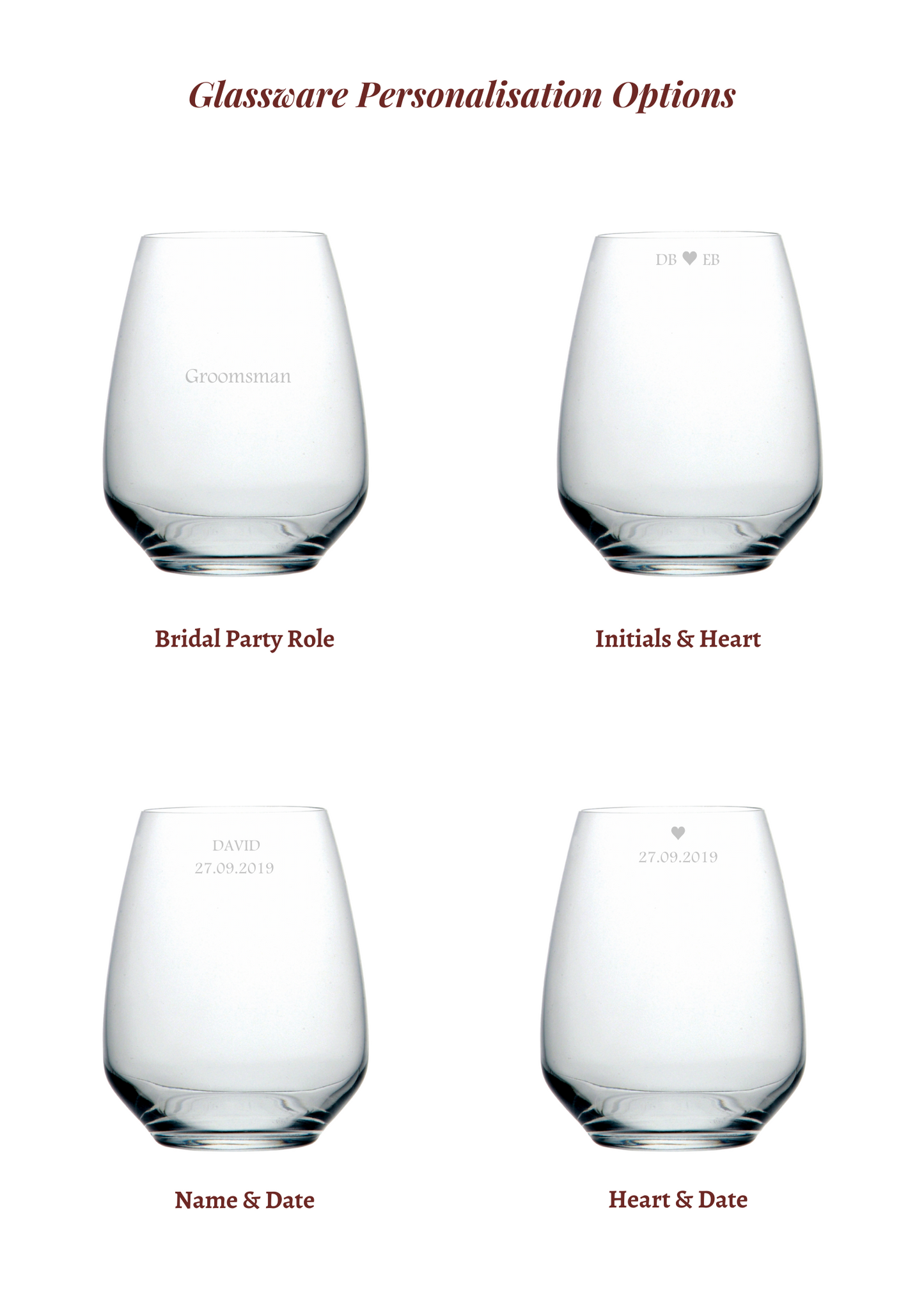 Stemless Glass - Atelier Wine Glass