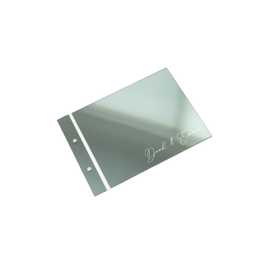 Black Mirror Acrylic Guest Book