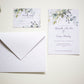 Floral Wedding Invitation bolton creations