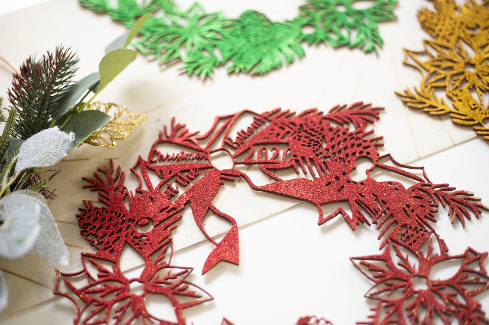 Personalised Christmas Placemats Bolton Creations 