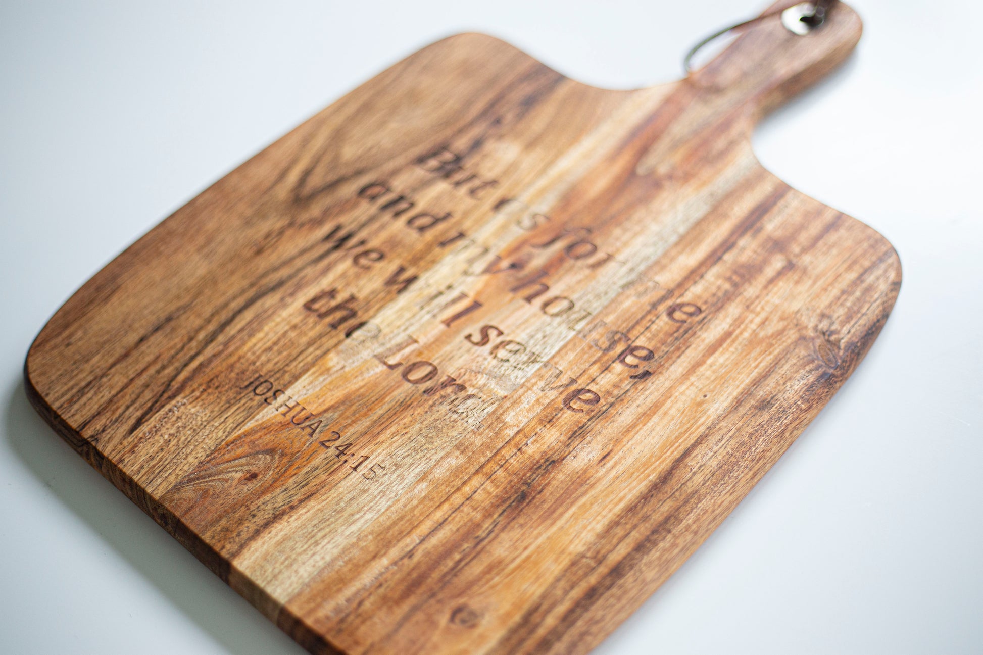 Personalised Wooden Engraved Serving Platter bolton creations