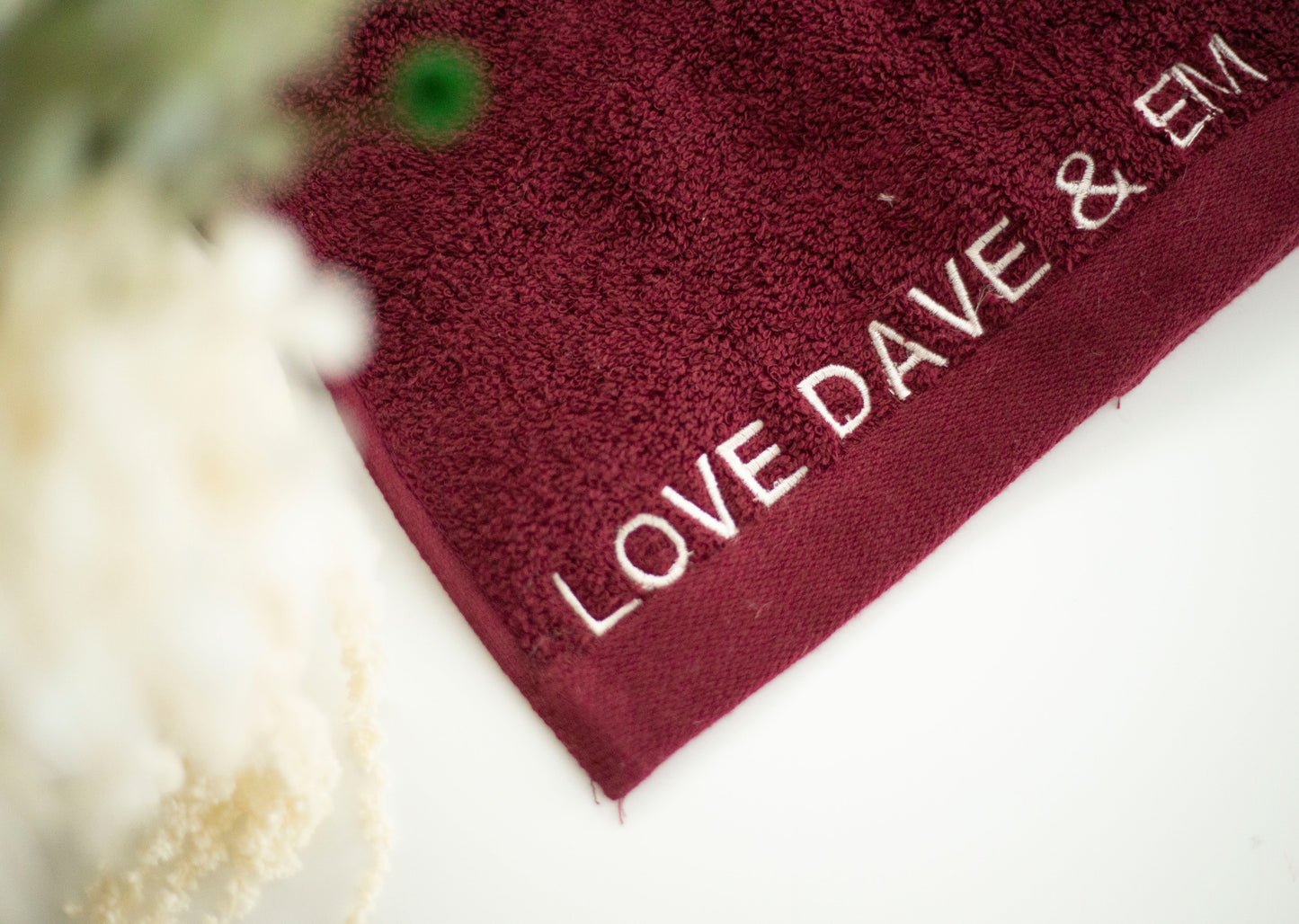 Personalised Mother's Day Embroidered Towels Sets