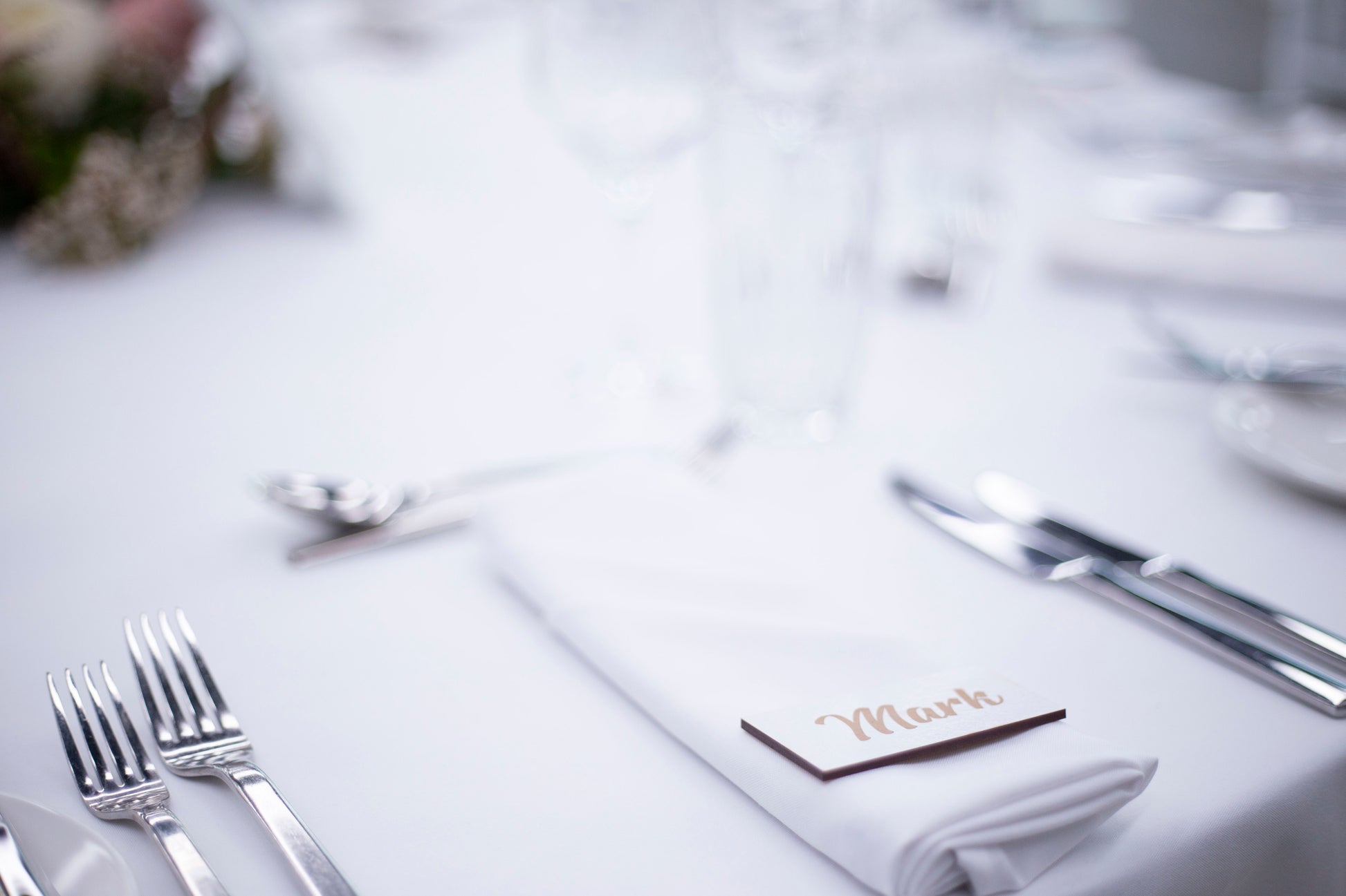 Primed White Wood Place Cards bolton creations