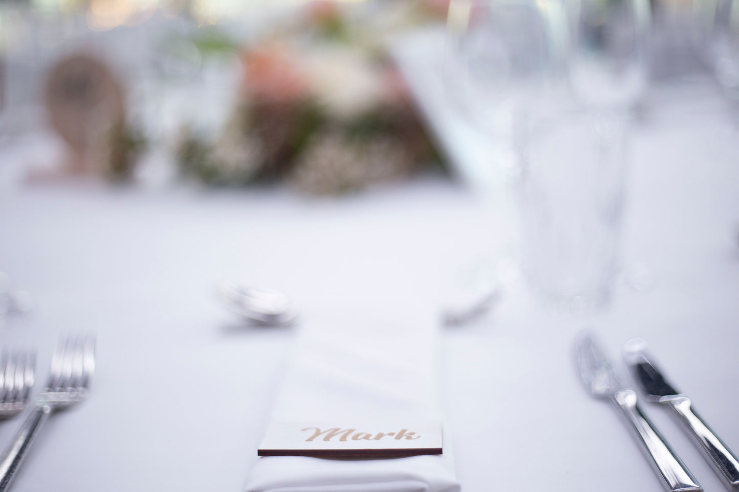 Primed White Wood Place Cards bolton creations