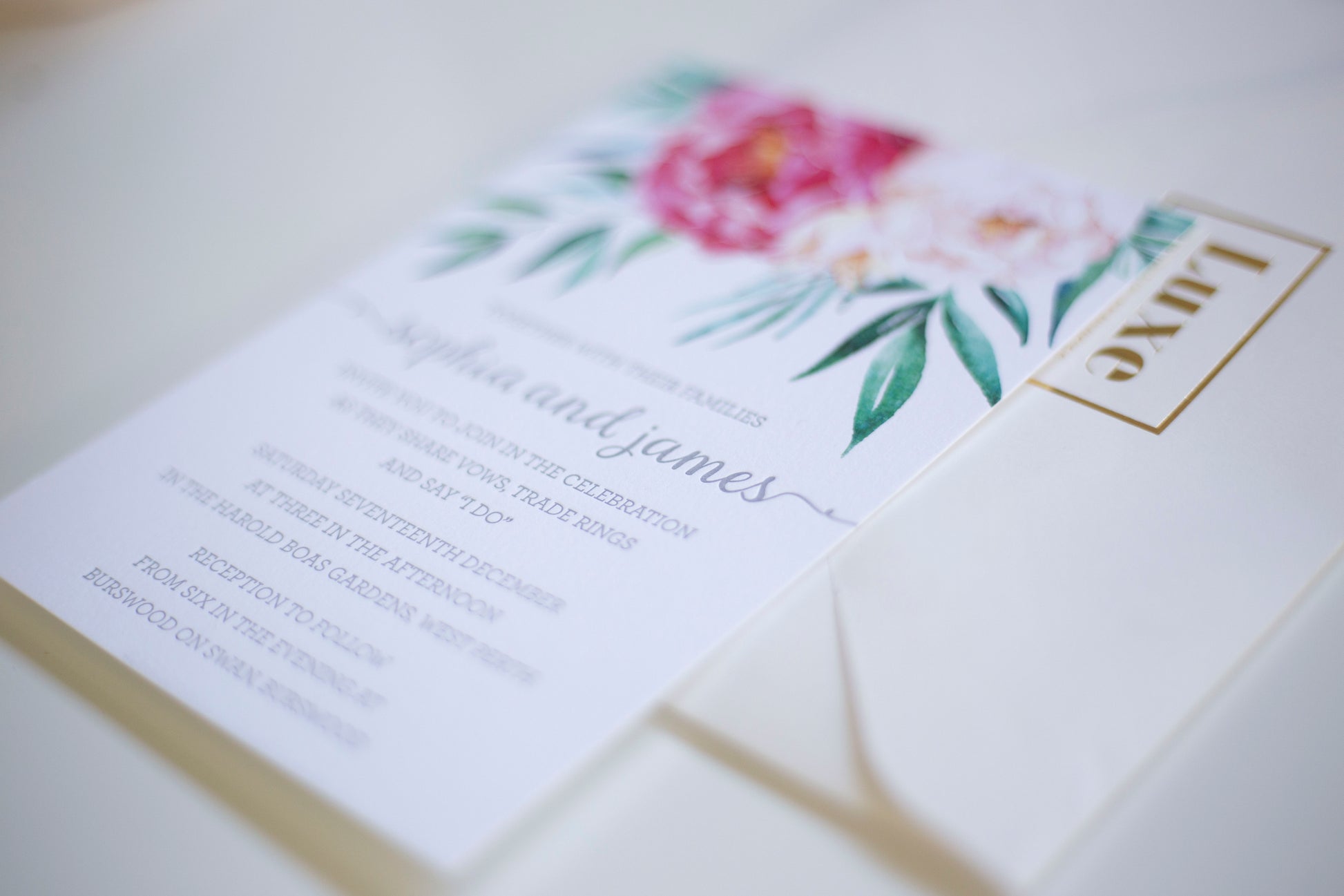 Letterpress Invitations Bolton Creations