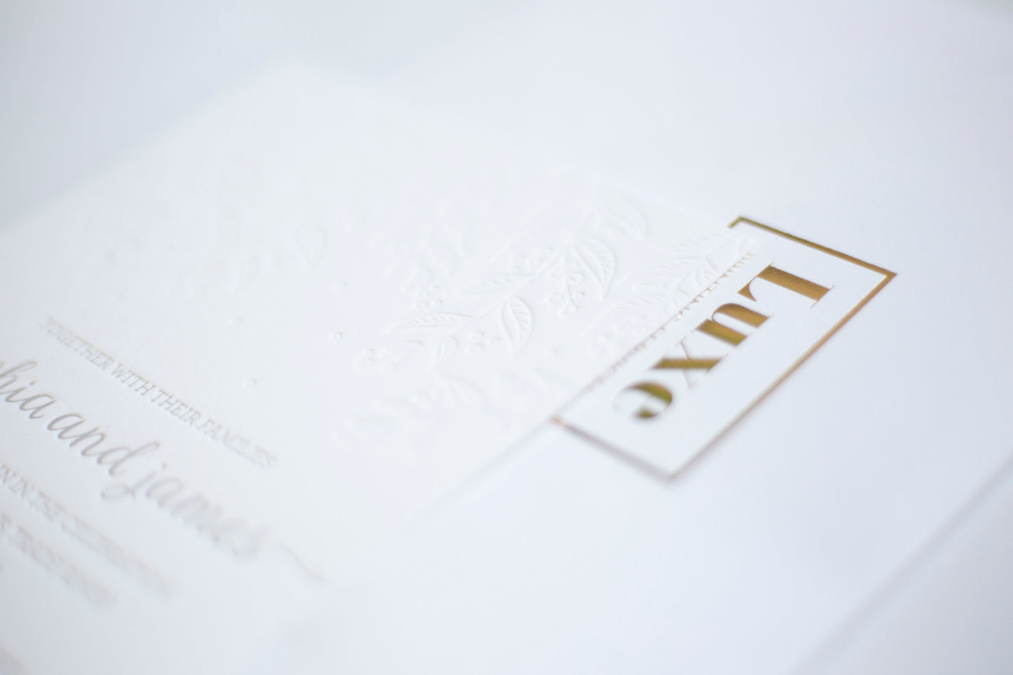 Letterpress Invitations Bolton Creations