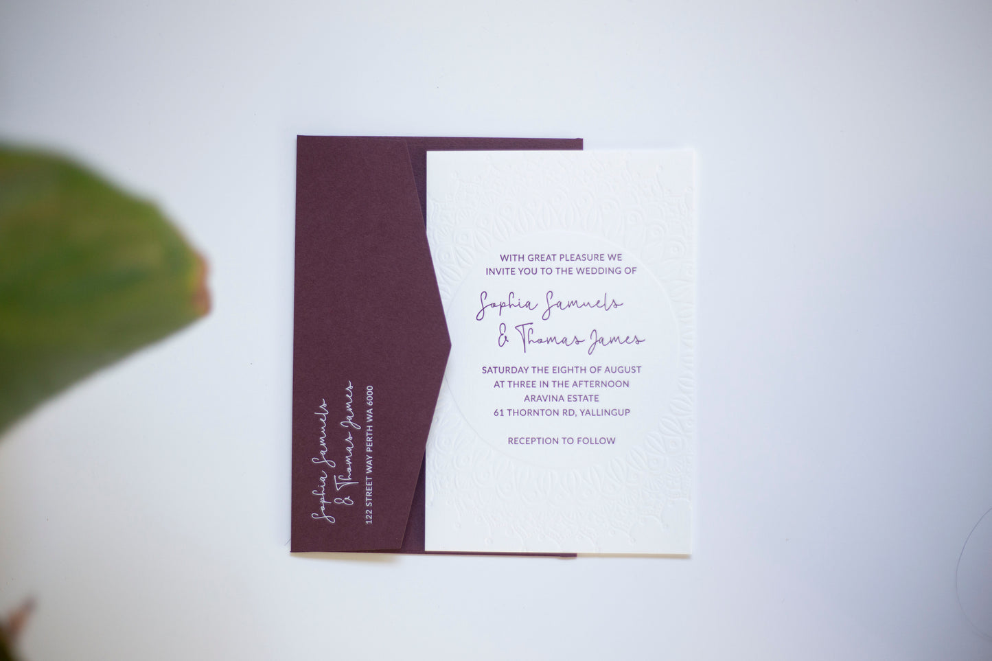 Letterpress Invitations Bolton Creations