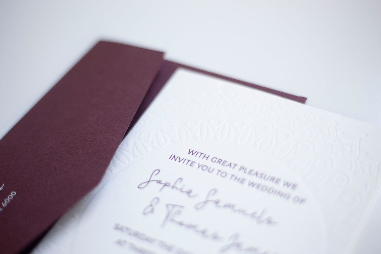 Letterpress Invitations Bolton Creations