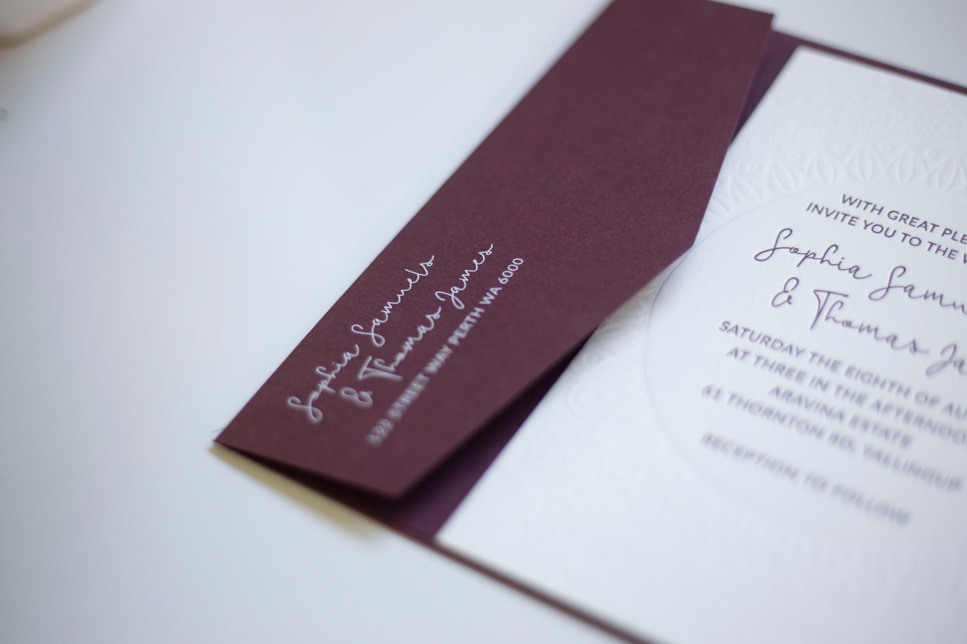 Letterpress Invitations Bolton Creations