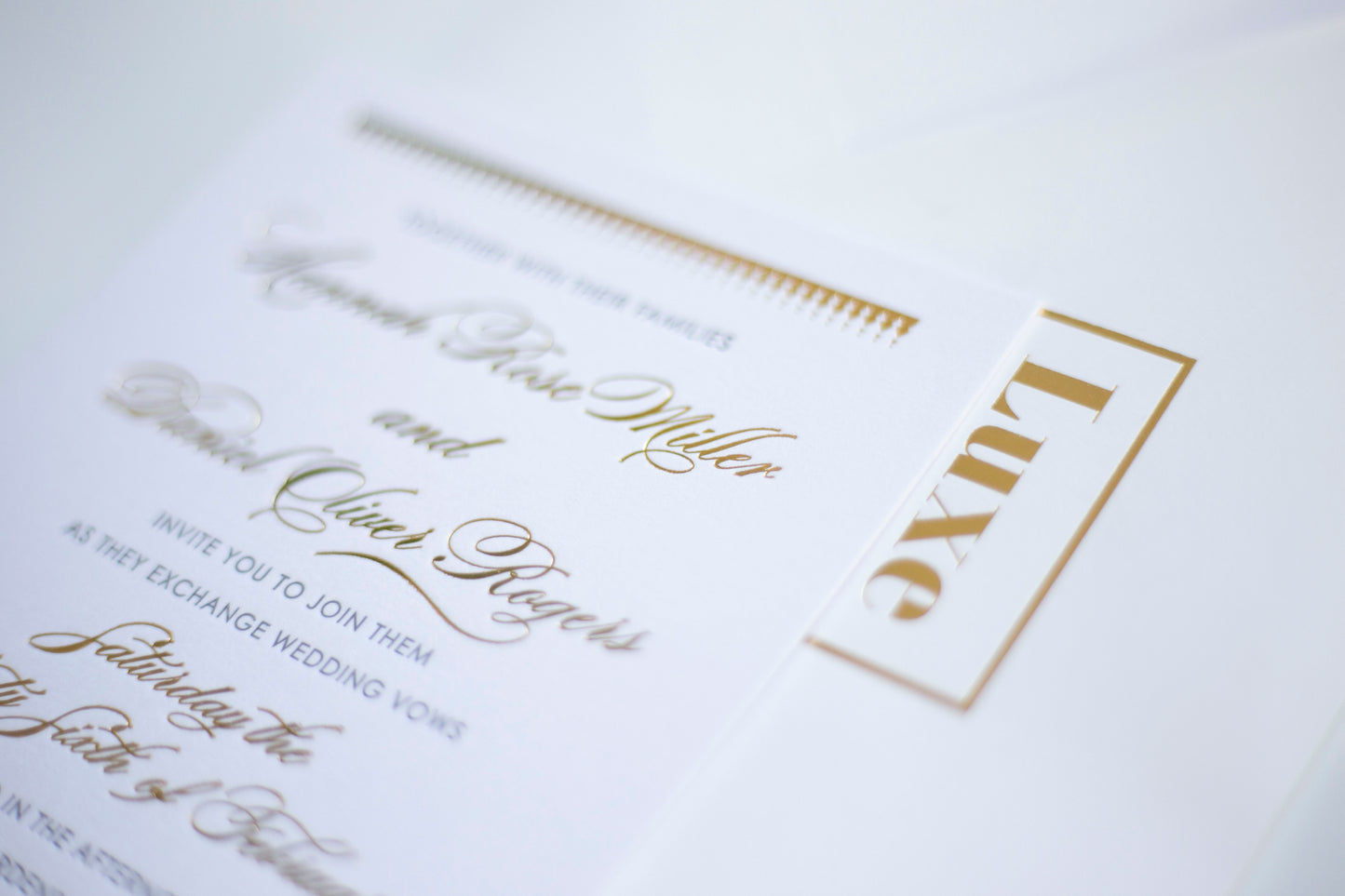 Hot Foil Stamping Invitations Bolton Creations