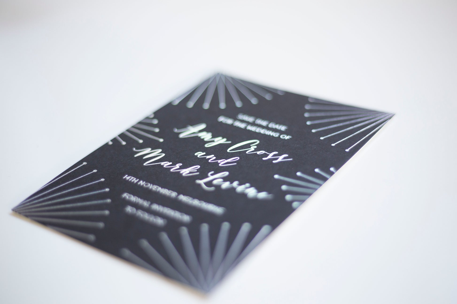 Hot Foil Stamping Invitations Bolton Creations