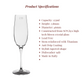 Paris Glass - Champagne Flute