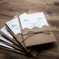Rustic Wedding Invitation with Lace Sleeve bolton creations
