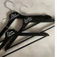 Black Personalised Hangers - Vinyl