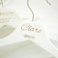 White Personalised Hangers - Engraved