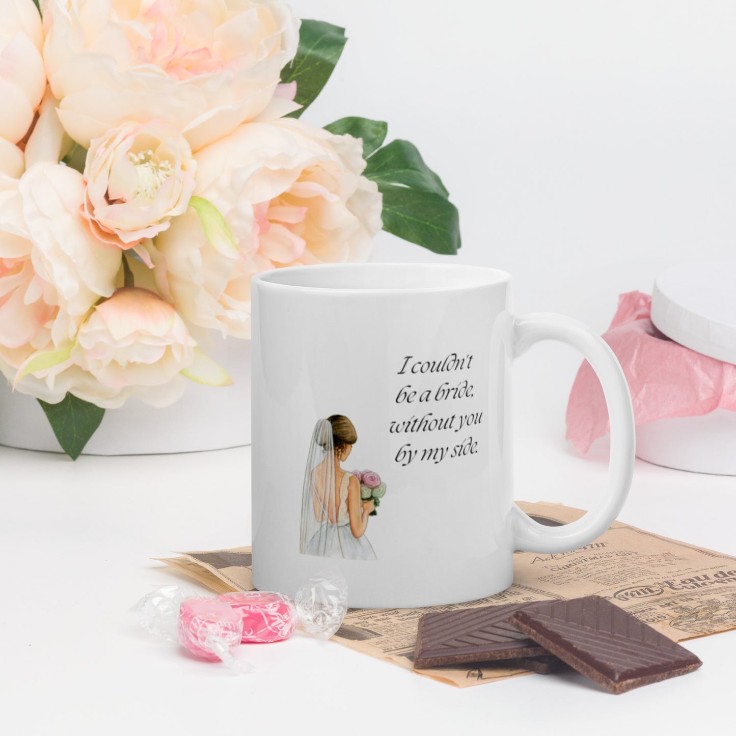Bridesmaid Proposal Mug - Brunette
